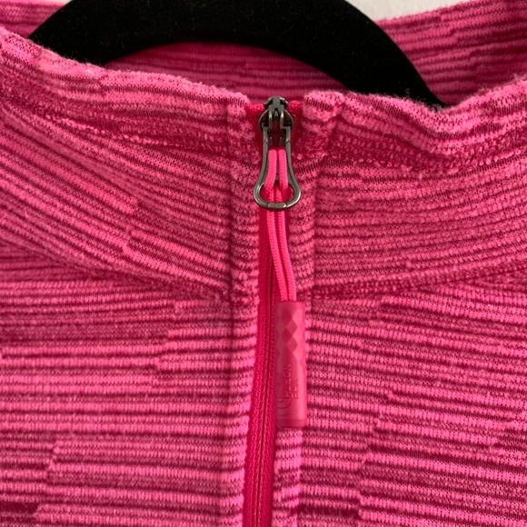 The North Face Pink Fleece Quarter Zip Pullover L - Picture 3 of 6